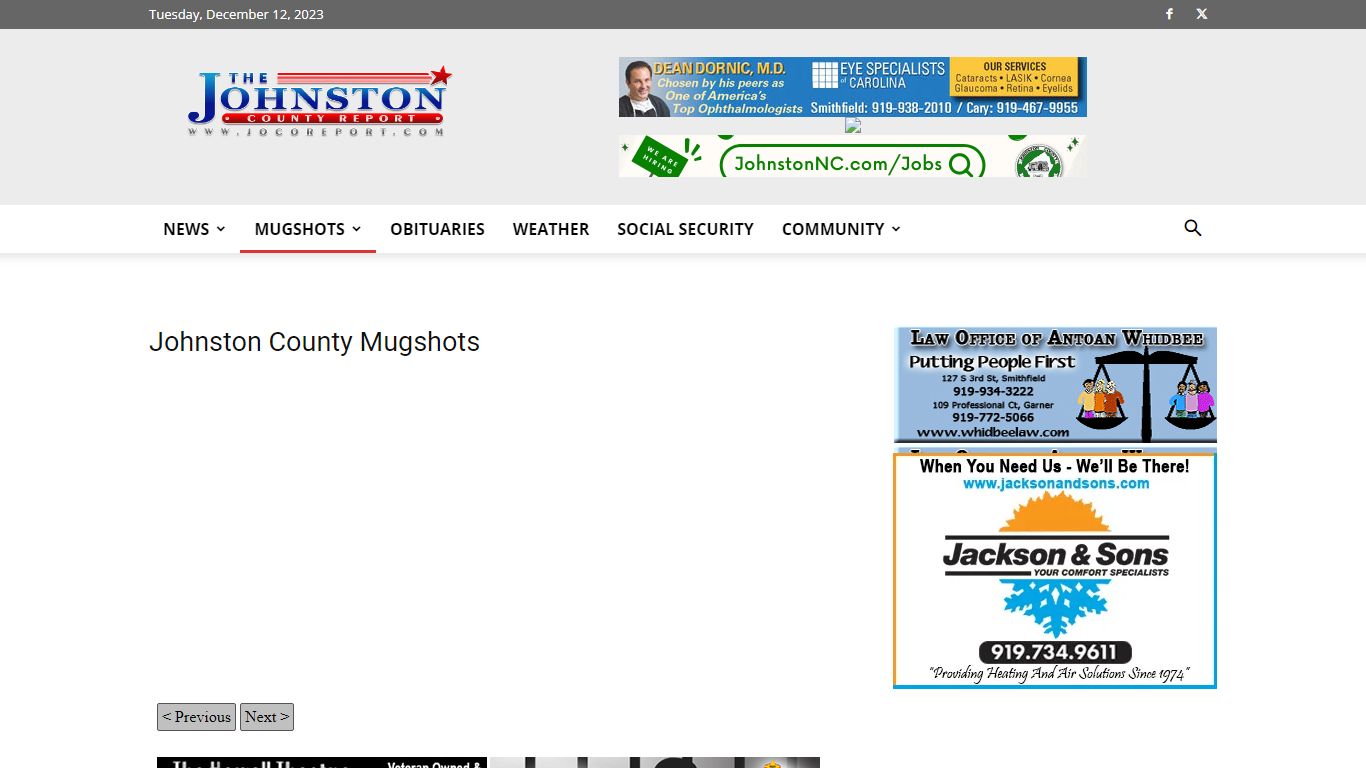 Mugshots | JoCo Report